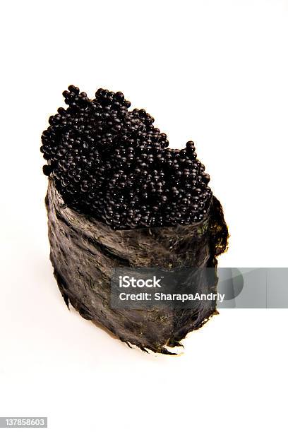 블랙 캐비어 Nigiry 0명에 대한 스톡 사진 및 기타 이미지 - 0명, 건강한 식생활, 검은색