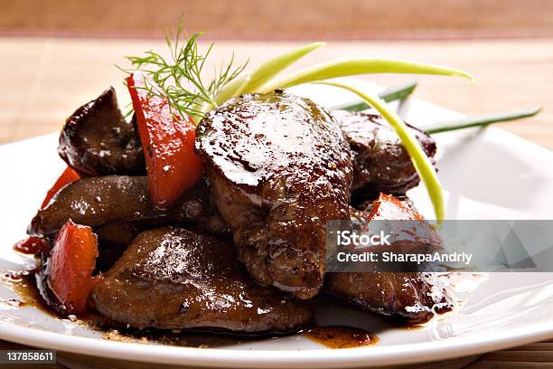 Gegrilltes Hühnerleber Stockfoto und mehr Bilder von Speisen - Speisen, Mahlzeit, Steak