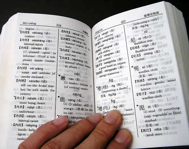 Photo of dictionary : chinese-english