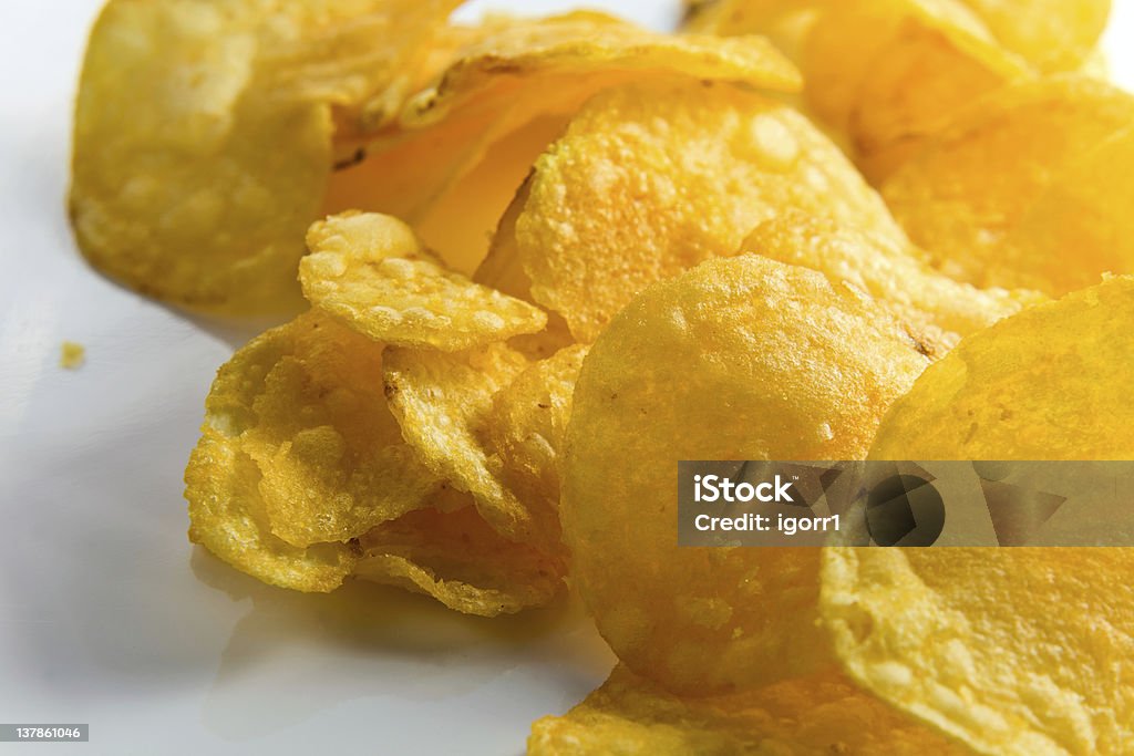 Chip Chipson Fried Potato Chips Stock Photo - Download Image Now - Close-up, Crunchy ...