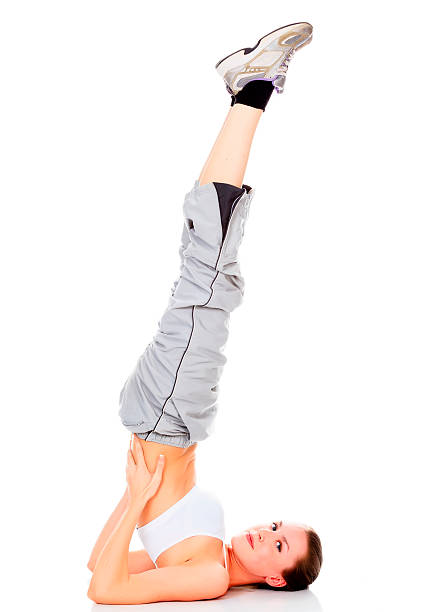 istock Healthy girl doing a yoga pose 137861574