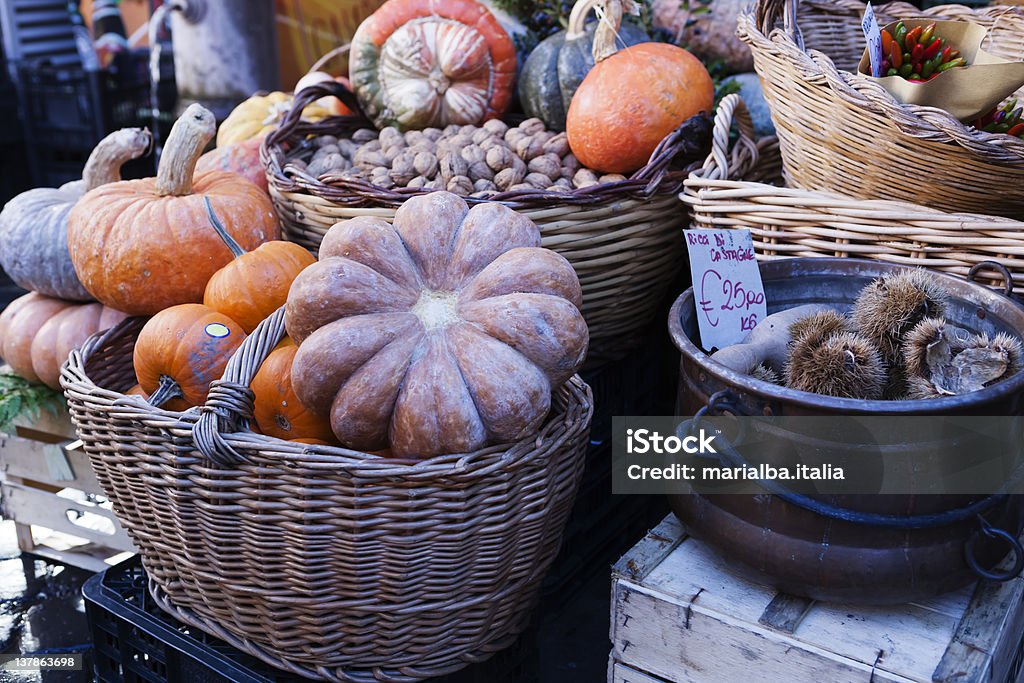 Outono de Mercado - Royalty-free Abóbora-Menina - Cucúrbita Foto de stock