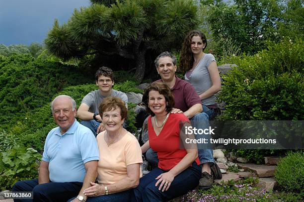 Extended Family Portrait3 Stock Photo - Download Image Now - Multi-Generation Family, Family Reunion, Nature