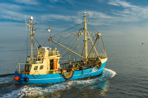 istock Fishing boat on the North Sea 1378668328