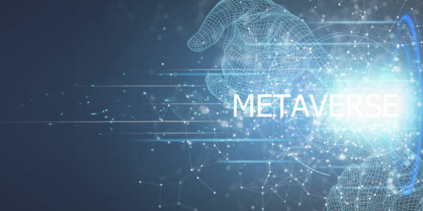 istock Double exposure of Metaverse, Metaverse, Metaverse Social networking, online gaming, augmented reality (AR), virtual reality (VR), and cryptocurrency are all examples of digital reality 1378691502