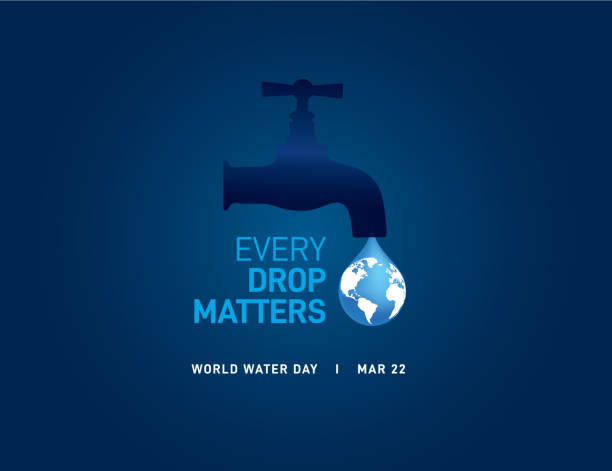 ilustrações, clipart, desenhos animados e ícones de conceito de vetor do dia mundial da água - dia mundial da agua