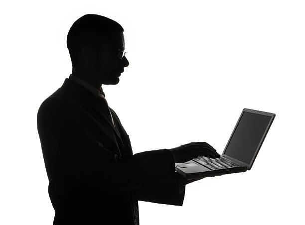 istock Businessman with laptop 137872809