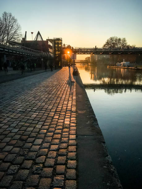 La Villette Basin in Paris
