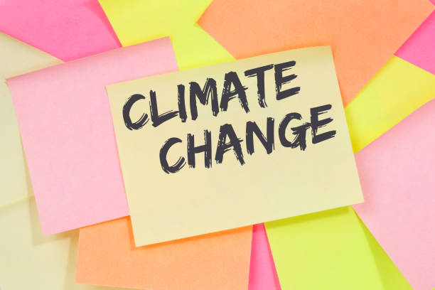 istock Climate change CO2 clean air protection environment nature note paper 1378736263