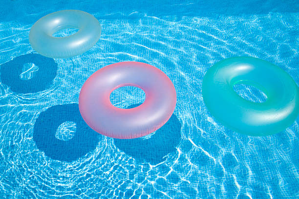 istock Swimming rings in pool 137874468