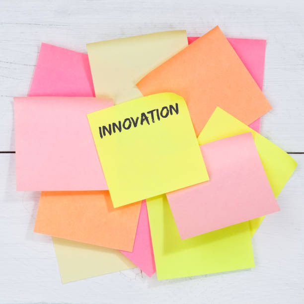 istock Innovation idea leadership success successful winning innovate creativity desk note paper 1378746457