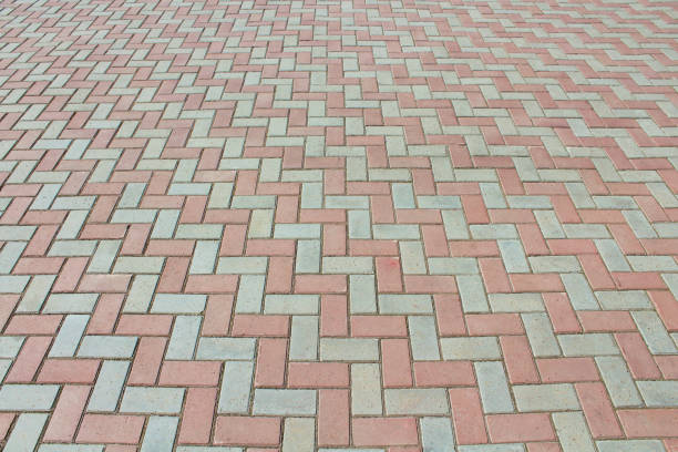 istock Colored paving stones. Tiles in the square. Close-up. Background. Texture. 1378779231