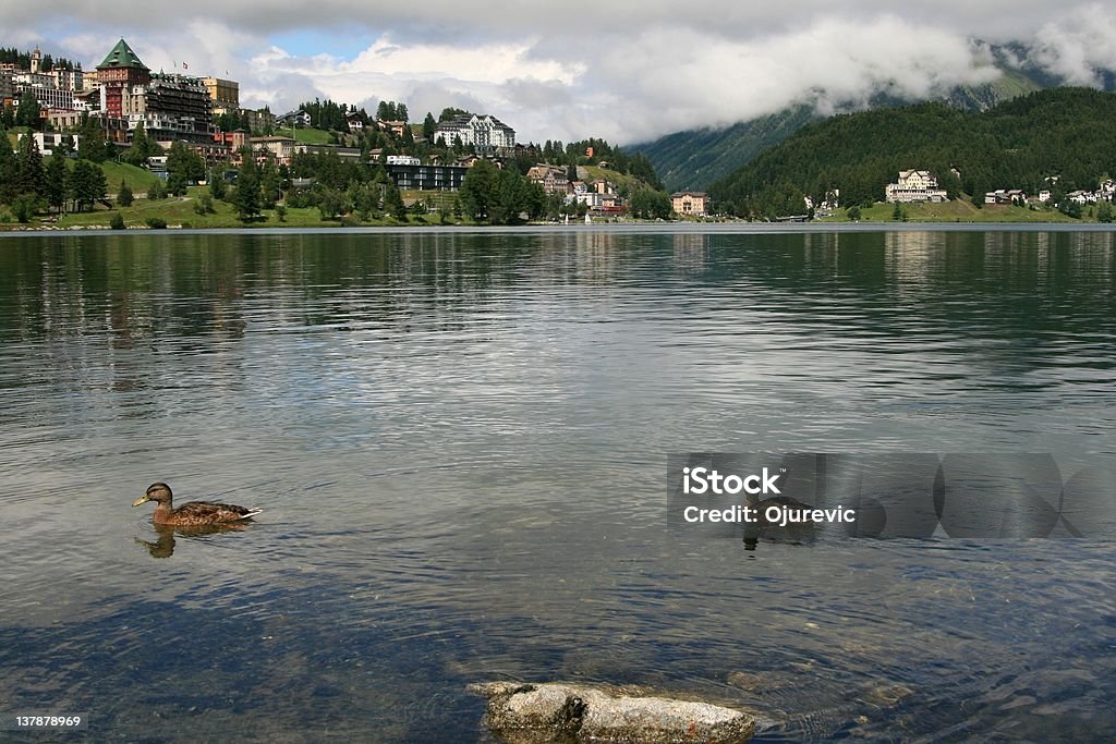 Saint Moritz, Suíça - Royalty-free Alpes Europeus Foto de stock