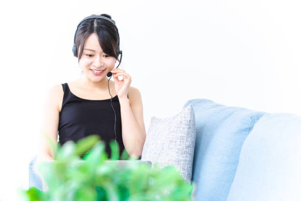 istock A woman taking an online lesson 1378807228