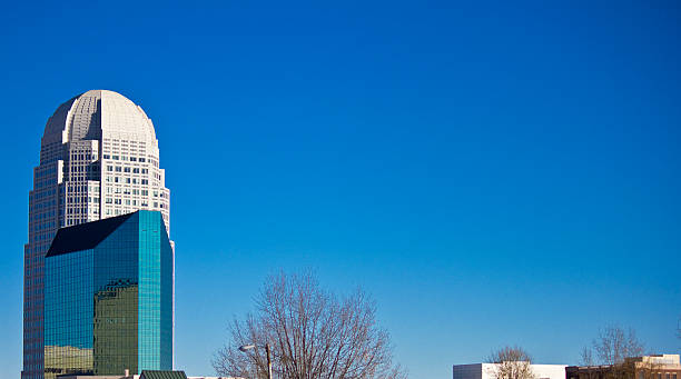 istock Winston-Salem NC Skyline Buildings 137880970
