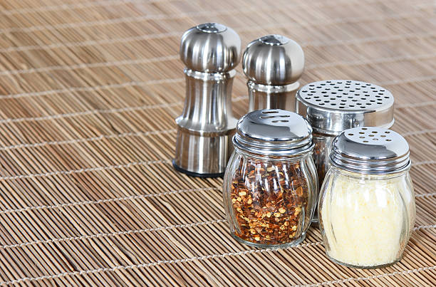 istock Seasonings on a bamboo mat 137887474
