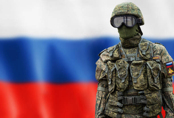 istock Russian soldiers in camouflage uniforms 1378895640