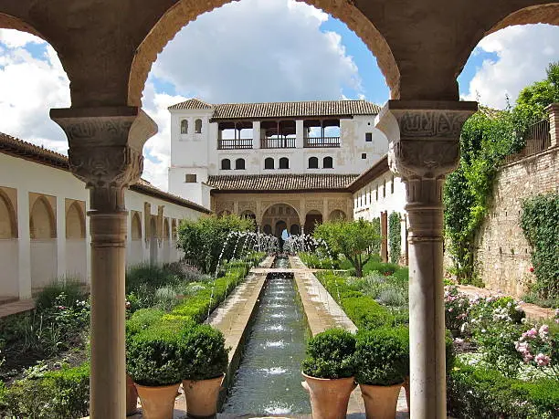 Gardens of the Generalife, Alhambra, Spain