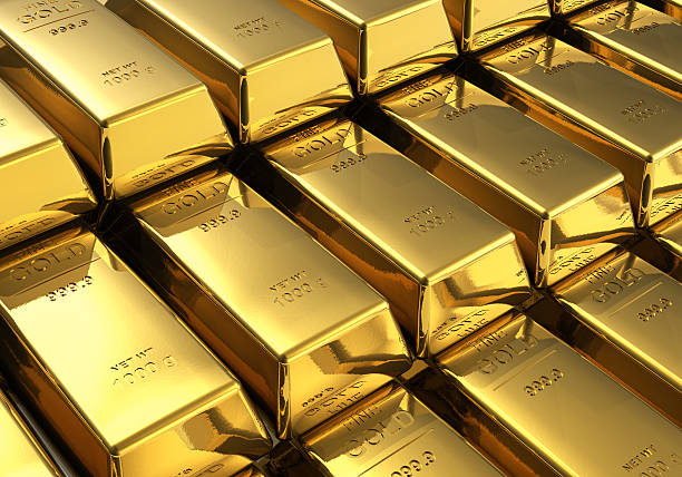 istock Stacks of gold bars 137891290