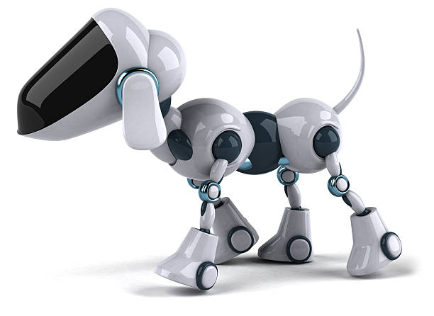 Dog robot stock photo