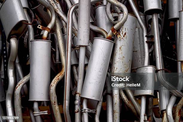 Car Exhaust Pipes Stock Photo - Download Image Now - Air Pollution, Car, Close-up