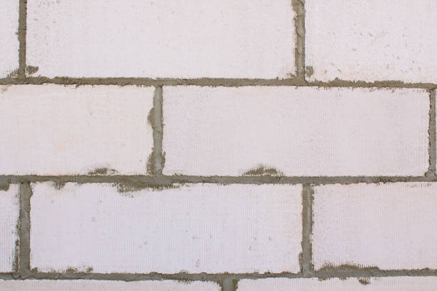 Door Opening in Unfinished Concrete Block Wall