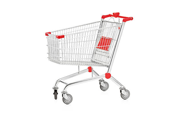 istock Studio shot of an empty shopping cart 137895361