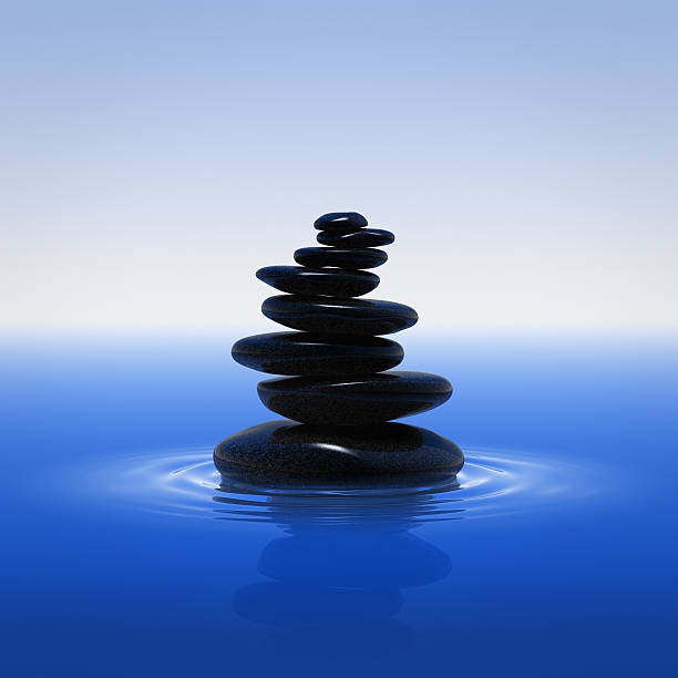istock Balancing Stones On The Water 137895373