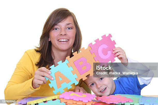 Abc Stockfoto und mehr Bilder von Alphabet - Alphabet, Bildung, Blick in die Kamera