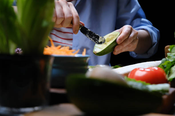 istock Preparing homemade vegetarian burrito 1379021350