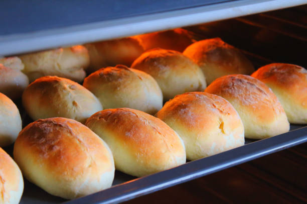 istock Fresh hot cakes in the oven. Close-up. Background. Texture. 1379021918