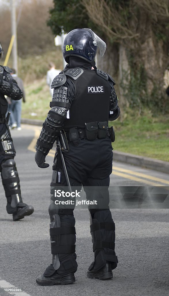 Regno Unito di polizia in Riot Gear - Foto stock royalty-free di Arresto