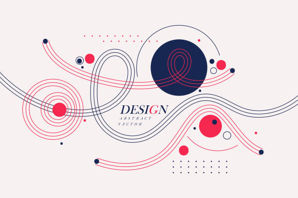 modern organic shapes. fluid vector trendy elements. - taslak şekil stock illustrations