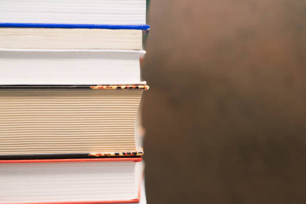 istock a stack of books of different sizes in thickness with partial focus 1379035872