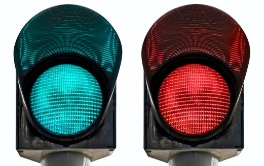 traffic light green/red