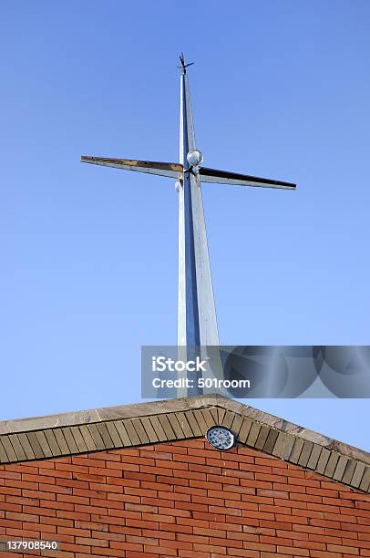 Nowoczesnych Christian Cross - zdjęcia stockowe i więcej obrazów Architektura - Architektura, Bezchmurne niebo, Bogini