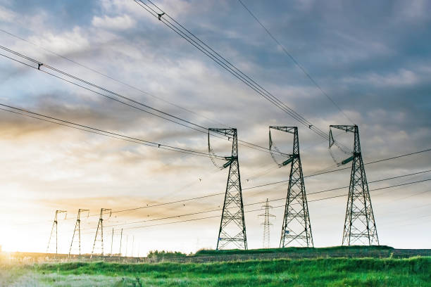 istock High voltage power line on industrial electricity line tower 1379105551