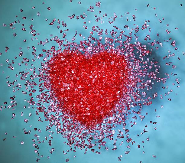 istock Red  Heart on the slue 137911893