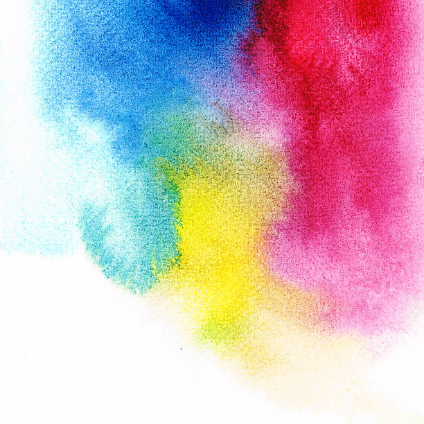 istock Abstract primary colors watercolors 137913160