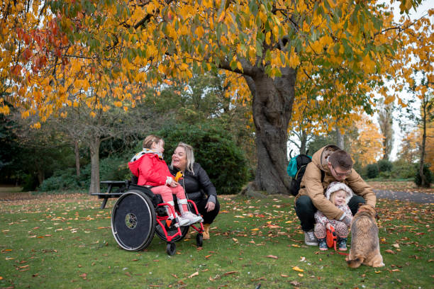 istock Petting The Dog In The Park 1379141591
