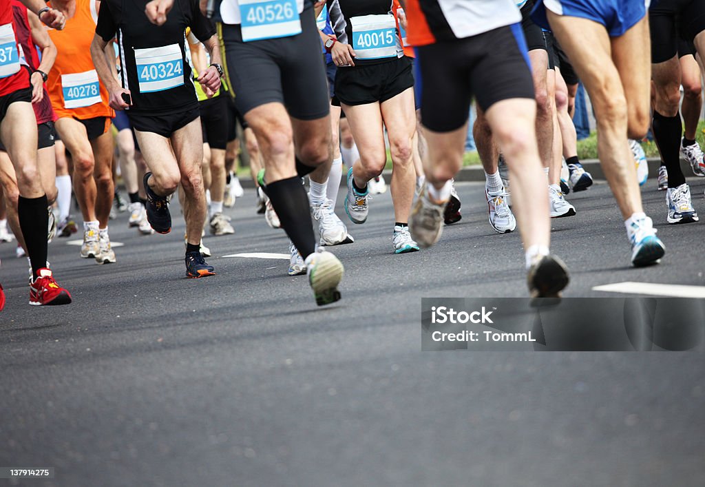 Maratona - Foto de stock de Adulto royalty-free