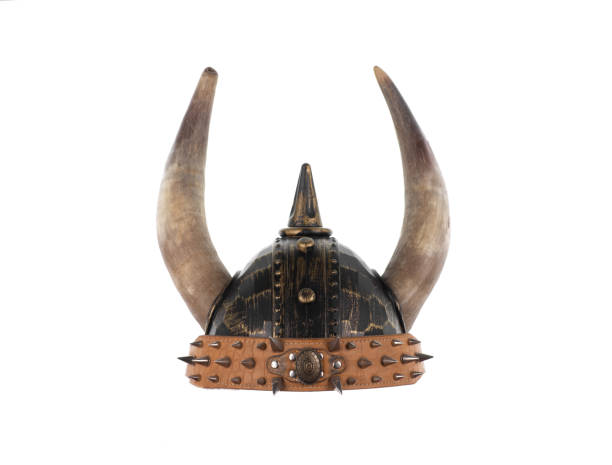 istock horned scandinavian helmet isolated on white background 1379146837