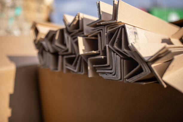 istock Cardboard at the junkyard collected for recycling 1379157946