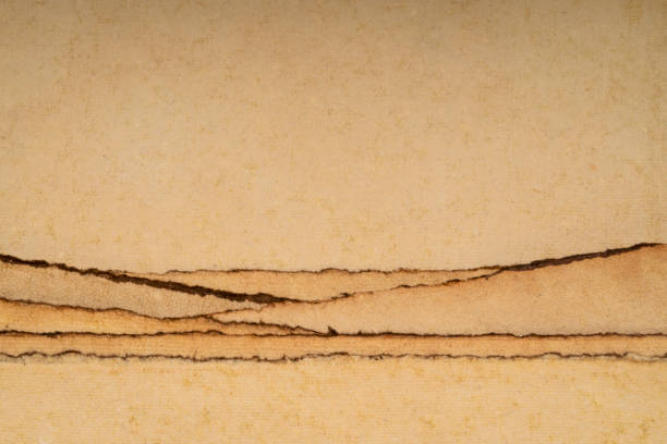istock abstract paper desert landscape 1379162426