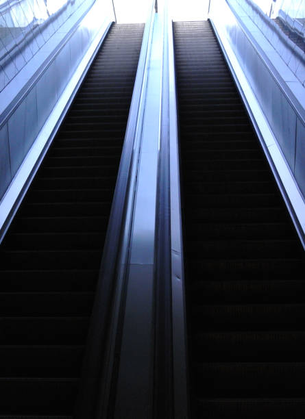 istock Very long escalators, abstract shot ,Istanbul underground 1379210178