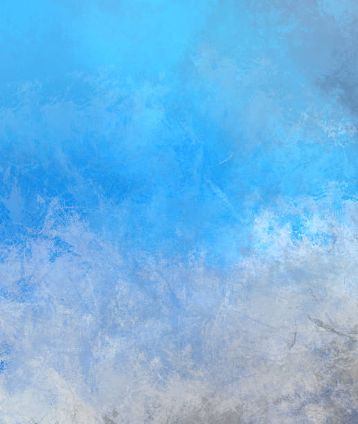 istock Sky blue and grey painting background texture 1379231856