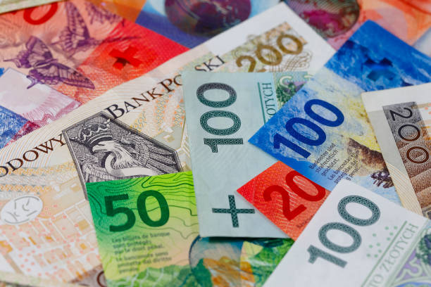 istock CHF and PLN currencies, the banknotes 1379234012