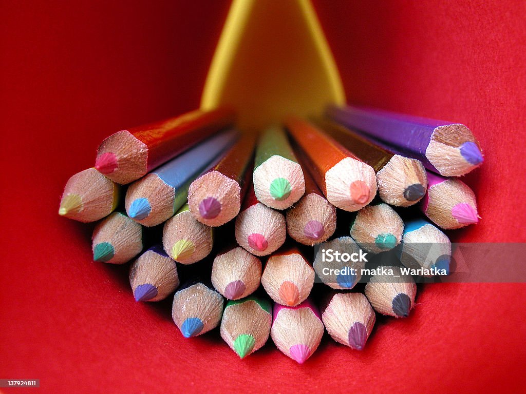 crayons - Foto de stock de Amarillo - Color libre de derechos