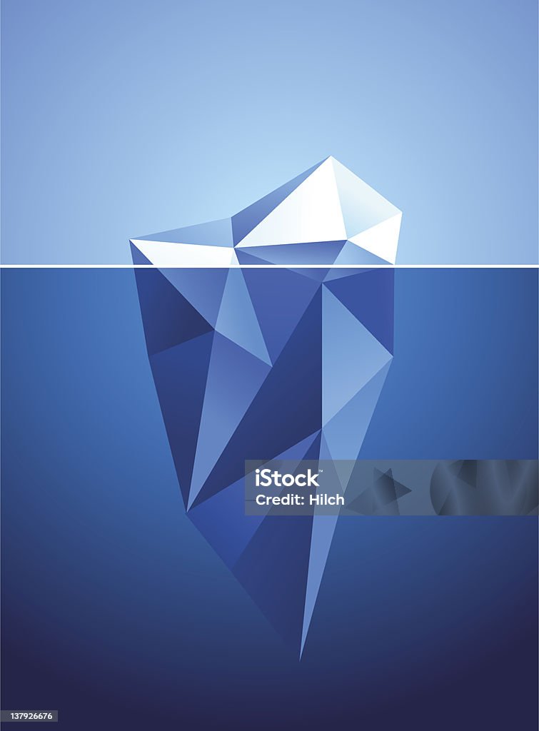 Iceberg - Grafika wektorowa royalty-free (Diament)