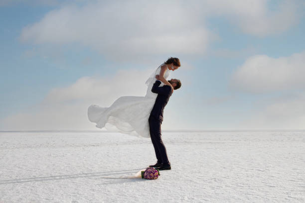 Newlyweds in Salt lake.